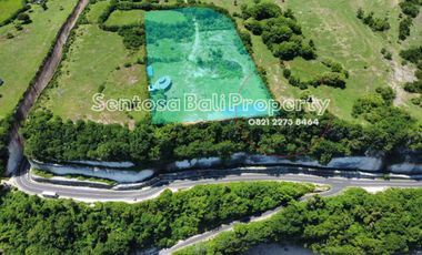 Cliff front land 1 hectare ocean View in kutuh Ungasan .