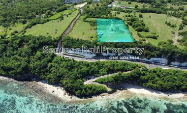Cliff front land 1 hectare ocean View in kutuh Ungasan .