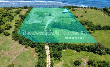 Cliff front land 1 hectare ocean View in kutuh Ungasan .