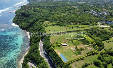 Cliff front land 1 hectare ocean View in kutuh Ungasan .