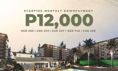 Resort Condominium for Sale in Batangas as low as 12000 per month