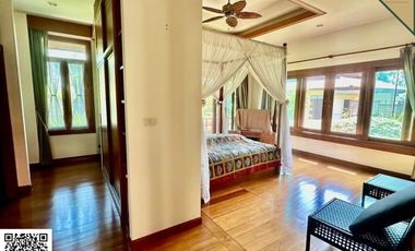 [For Sale] 2 Houses, Modern Bangna Style with swimming pool + Thai Style House, 2 Rai 2 Ngan 60 Sq.wa., Ayutthaya Province Along the Chao Phraya River