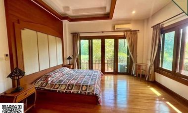 [For Sale] 2 Houses, Modern Bangna Style with swimming pool + Thai Style House, 2 Rai 2 Ngan 60 Sq.wa., Ayutthaya Province Along the Chao Phraya River