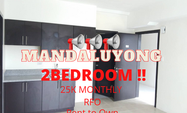 25K Monthly 2Bedroom RFO No Bank approval Pioneer Woodlands Mandaluyong