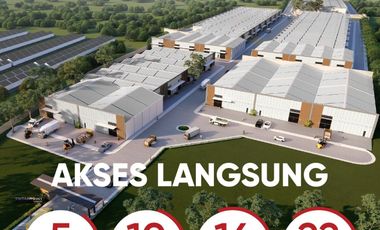 STRATEGIS! Gudang Tritan Point Manyar Gresik Industri Akses Kontainer