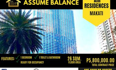 Condominium in Air Residences for Sale - ASSUME BALANCE