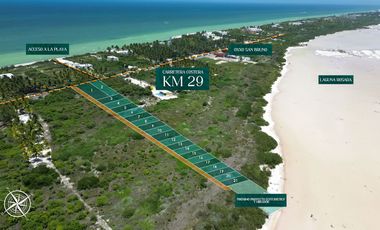 Venta de Terreno en San Bruno a 150 mts de  la playa mas exclusiva de Yucatán