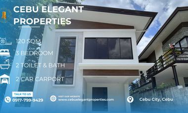 New 3-Bedroom House in Talamban, Cebu City with Maids Room and Garage