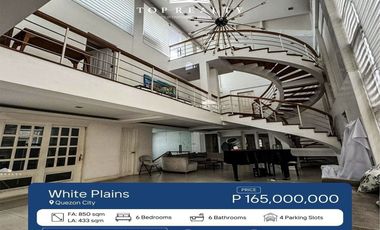 House and Lot for Sale in White Plains, Quezon City 6 Bedroom 6BR