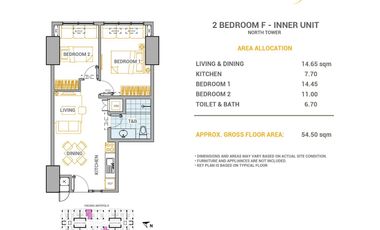 Resort Inspired 2 Bedroom Bigger Cut (54.50 sqm) | Preselling in Aurora Blvd. Quezon City