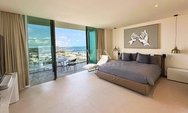 Departamento amueblado en renta en SLS Harbour Puerto Cancún, Quintana Roo.