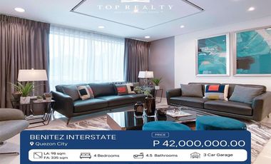 Brand New 4BR Townhouse for Sale in Quezon City at Benitez Interstate