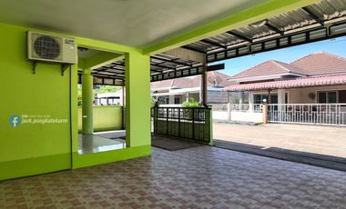 Single house, good price Baan Kong Ngoen City Home, Khlong Rang 304, decorated and ready to move in, free! 5 air conditioners.