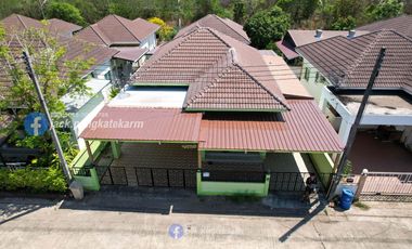 Single house, good price Baan Kong Ngoen City Home, Khlong Rang 304, decorated and ready to move in, free! 5 air conditioners.