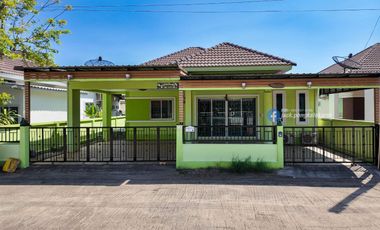 Single house, good price Baan Kong Ngoen City Home, Khlong Rang 304, decorated and ready to move in, free! 5 air conditioners.