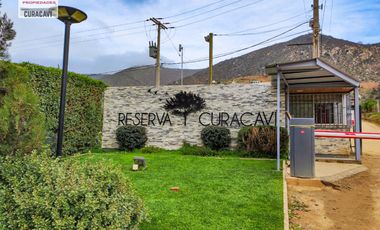 GRAN OPORTUNIDAD DE PARCELA PLANA EN LA RESERVA DE CUYUNCAVI.