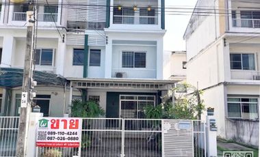 3-story townhome for sale, Tha Kham, Rama 2, close to amenities, good house, beautiful house, fully furnished, ready to move in.