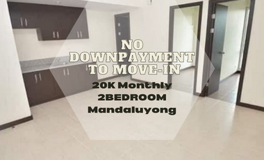 20K Monthly 2Bedroom RFO Ready No Bank approval Pioneer Woodlands Mandaluyong