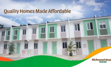 PRE-SELLING 2-STOREY TOWNHOUSE IN TOLEDO CITY NEAR MALL