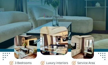 Luxury 3-Bedroom Bi-Level Penthouse Unit For Lease at McKinley Garden Villas near BGC