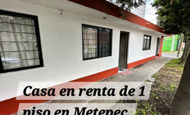 Casa de 1 piso en Renta en San Gabriel, Metepec