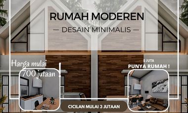 Rumah Modern Minimalis Dekat Pemda Cibinong Bogor
