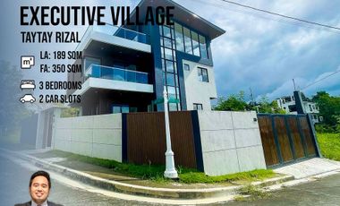 Brand New House and Lot for Sale in Monteverde Royale Executive Village at Taytay Rizal