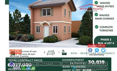 PRE-SELLING UNITS AVAILABLE IN CAMELLA GENERAL TRIAS