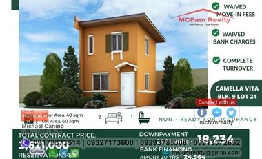 PRE-SELLING UNITS AVAILABLE IN CAMELLA GENERAL TRIAS