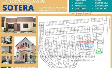House and Lot For Sale in General Trias Cavite Birmingham Sotera