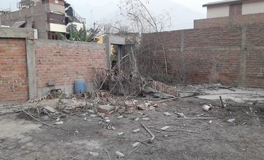 VENTA TERRENO CHOSICA ASOCIACION CERRADA