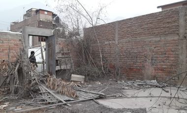 VENTA TERRENO CHOSICA ASOCIACION CERRADA