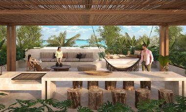 PENTHOUSE EN BACALAR EN EXCLUSIVO PROYECTO!! RODEADO DE NATURALEZA.