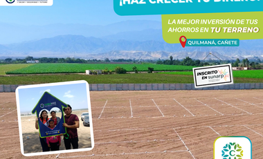 Terrenos desde 90m2 en Cañete