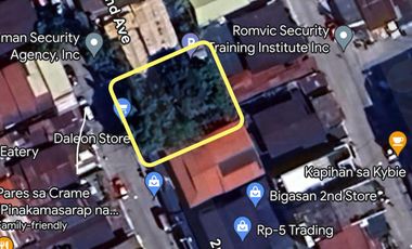 Residential Lot in Cubao, Quezon City near Camp Crame and Bonny Serrano