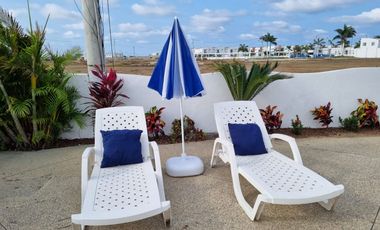 En alquiler espectacular casa esquinera full amobalda en Ciudad Punta Carnero, Salinas Ecuador