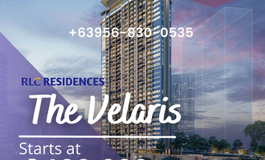 For Sale Premium 3 Bedroom The Velaris by Robinsons Land at Bridgetowne Boulevard, Pasig, Metro Manila