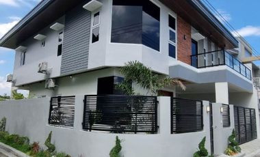 NEWLY BUILT 5 BEDROOMS FURNISHED CORNER HOUSE WITH SWIMMING FOR SALE IN CUAYAN, ANGELES CITY PAMPANGA