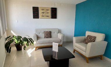 En renta departamento amueblado con servicios incluidos