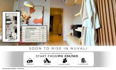Pre Selling Mid Rise 1 Bed Room Condo with Balcony in Sta Rosa Laguna
