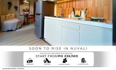 Pre Selling Mid Rise 1 Bed Room Condo with Balcony in Sta Rosa Laguna
