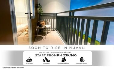 Pre Selling Mid Rise 1 Bed Room Condo with Balcony in Sta Rosa Laguna