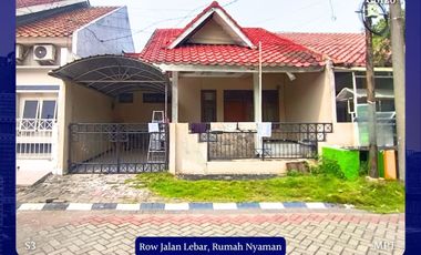 Dijual Rumah Babatan Pratama Jalan Lebar Murah Nyaman Surabaya Wiyung dkt TPI Mukti Pilang