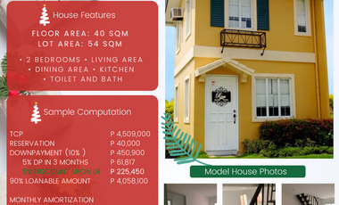 🍄🪵🌾FOR SALE: RESERVE RINA SF HOUSE & LOT IN LESSANDRA BACOOR SAVED UP TO 225K LA54.0sqm 2BEDROOM 2-STOREY🌾🪵🍄