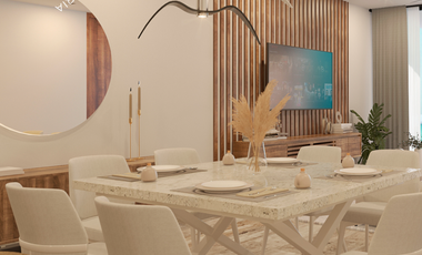 Departamentos en venta en a pie de playa Chelem