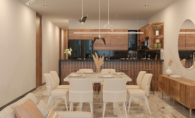 Departamentos en venta en a pie de playa Chelem