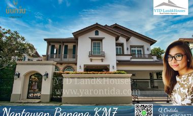 Luxury house For Sale at Nanthawan Bangna km7 M-Size 42 M.THB