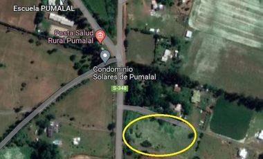 Vendemos bonita parcela en tranquilo condominio en sector Pumalal