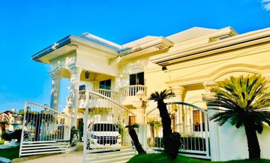 Elegant Corner Lot Mansion House for SALE or RENT with pool in secured Subdivision in Angeles City near CLARK