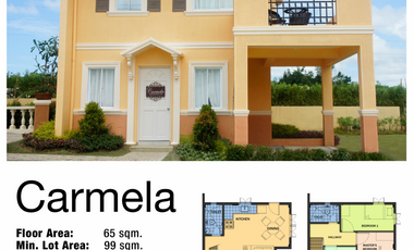 Camella RFO 3 Bedroom House and Lot in near Metro Manila